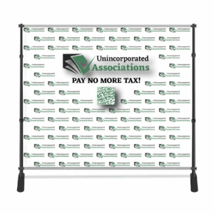 Unincorporated Associations Step & Repeat Banners
